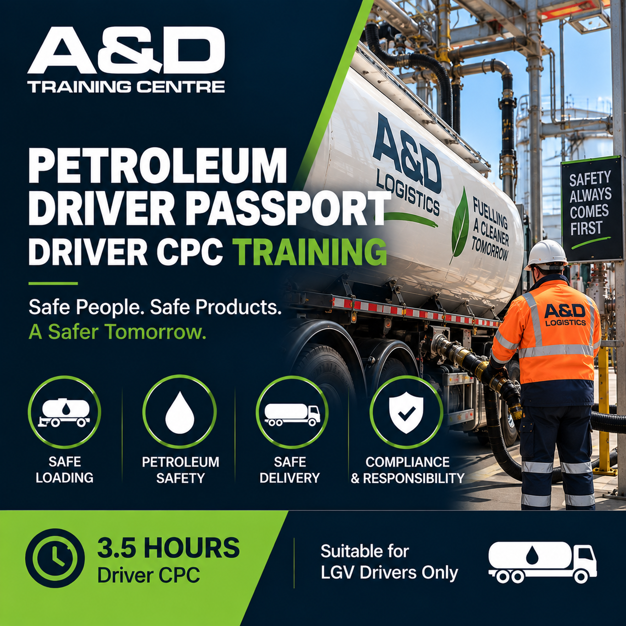 Drivers CPC - Petroleum Driver Passport - 3.5 Hours