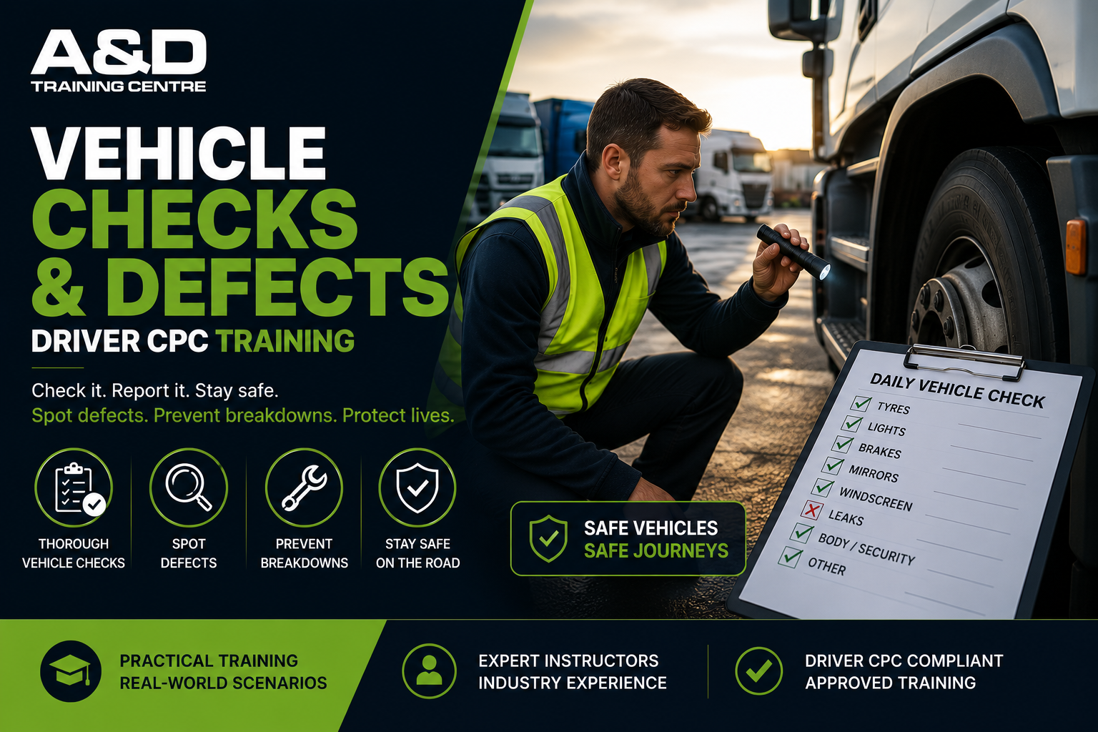 Drivers CPC - Vehicle Checks & Defects
