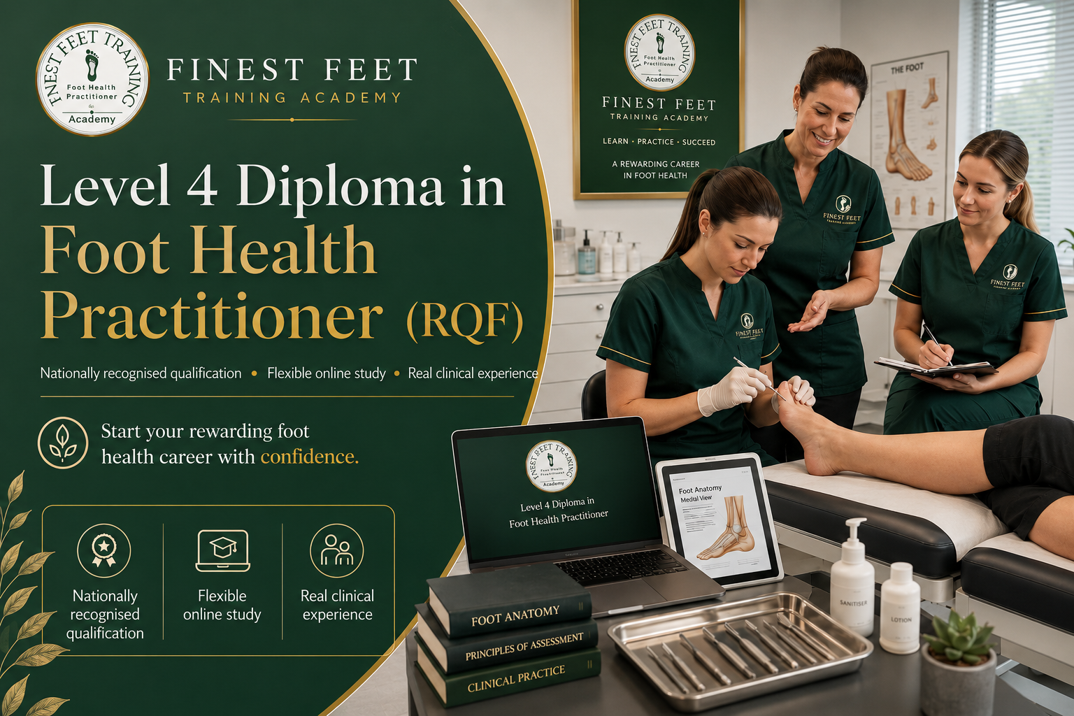 Level 4 Diploma in Foot Health (RQF)