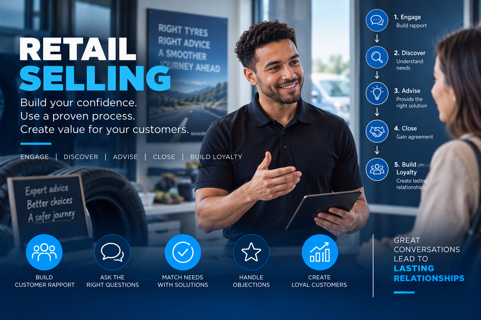 Retail Selling in the Tyre Trade