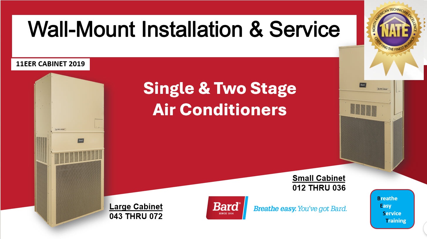 Bard Factory Training: Comprehensive Wall-Mount Air Conditioning & Heat Pumps