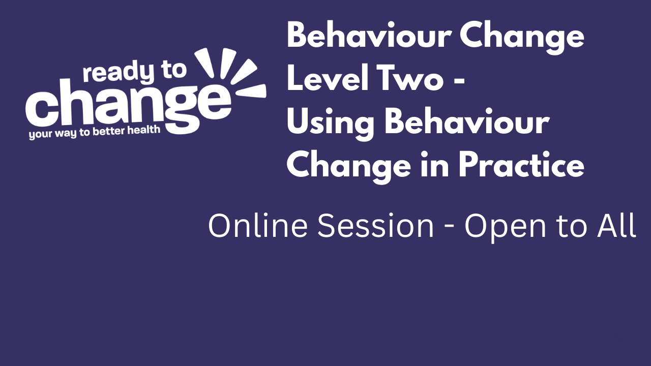 Norfolk - Behaviour Change Level 2 Training [Online]