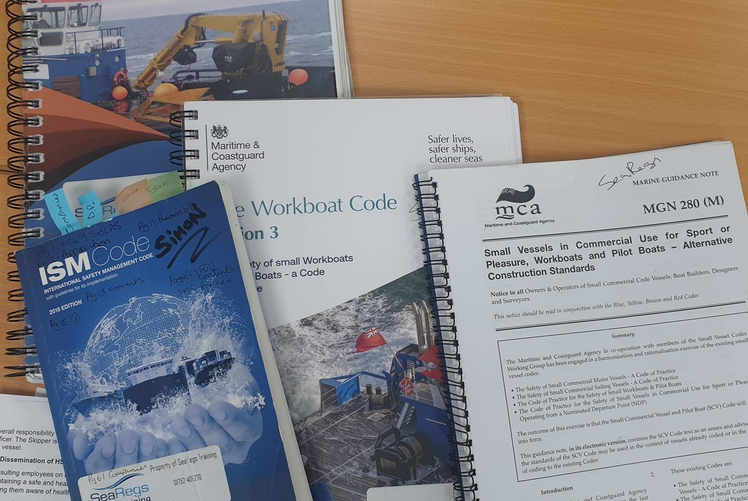 Safety Management System Awareness & Responsibilities  for Company, Master and Crews