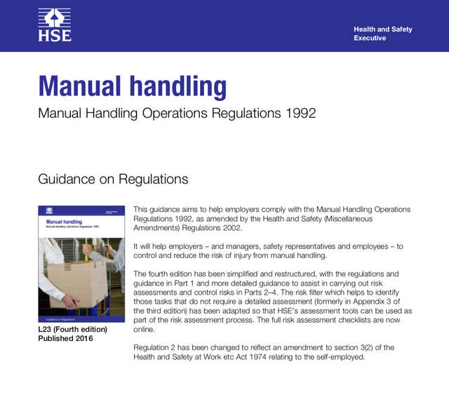 Highfield Level 2 Award in Safe Moving and Handling