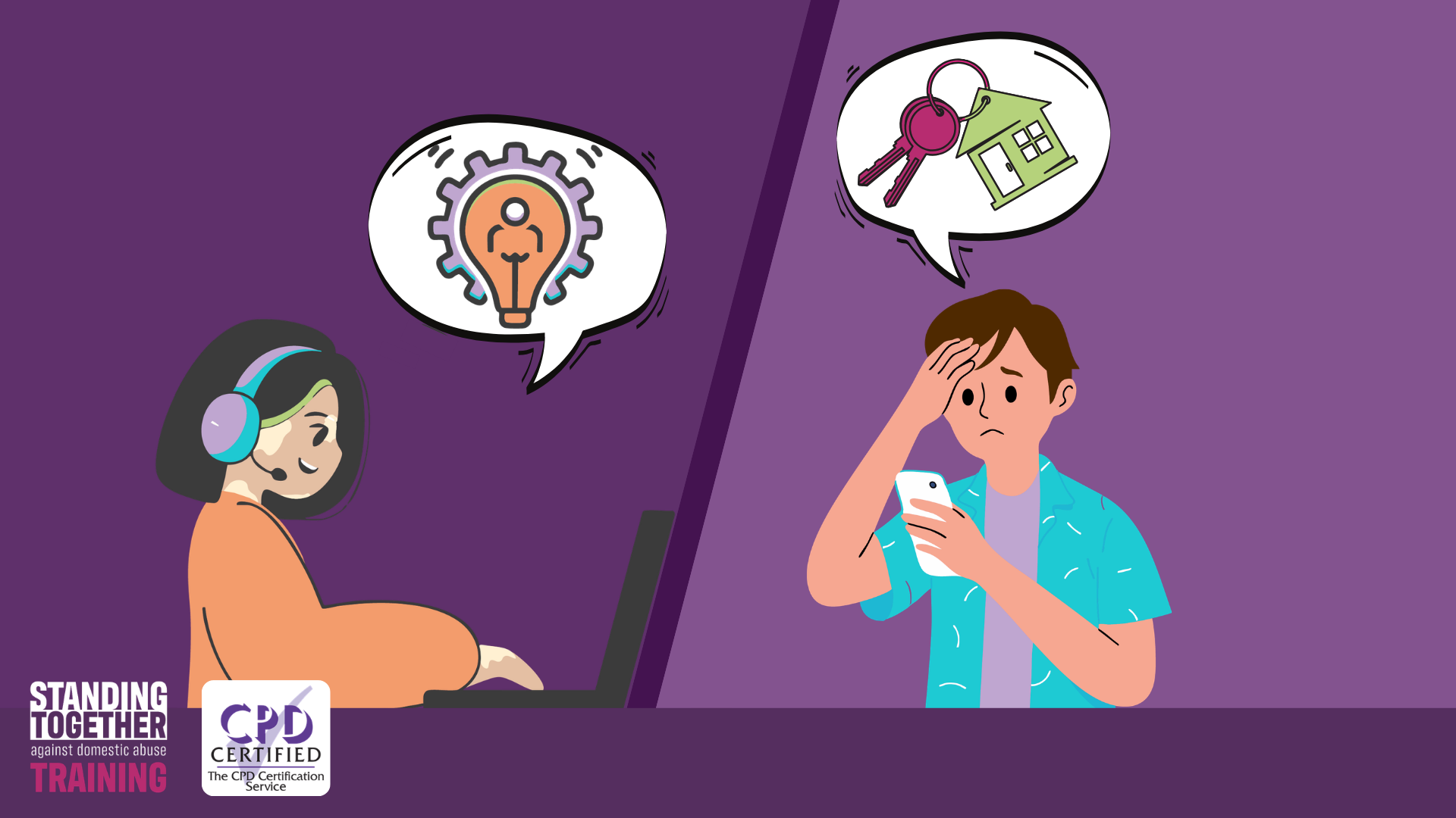 Contact Centre Skills Training for Identifying Domestic Abuse Over The Phone