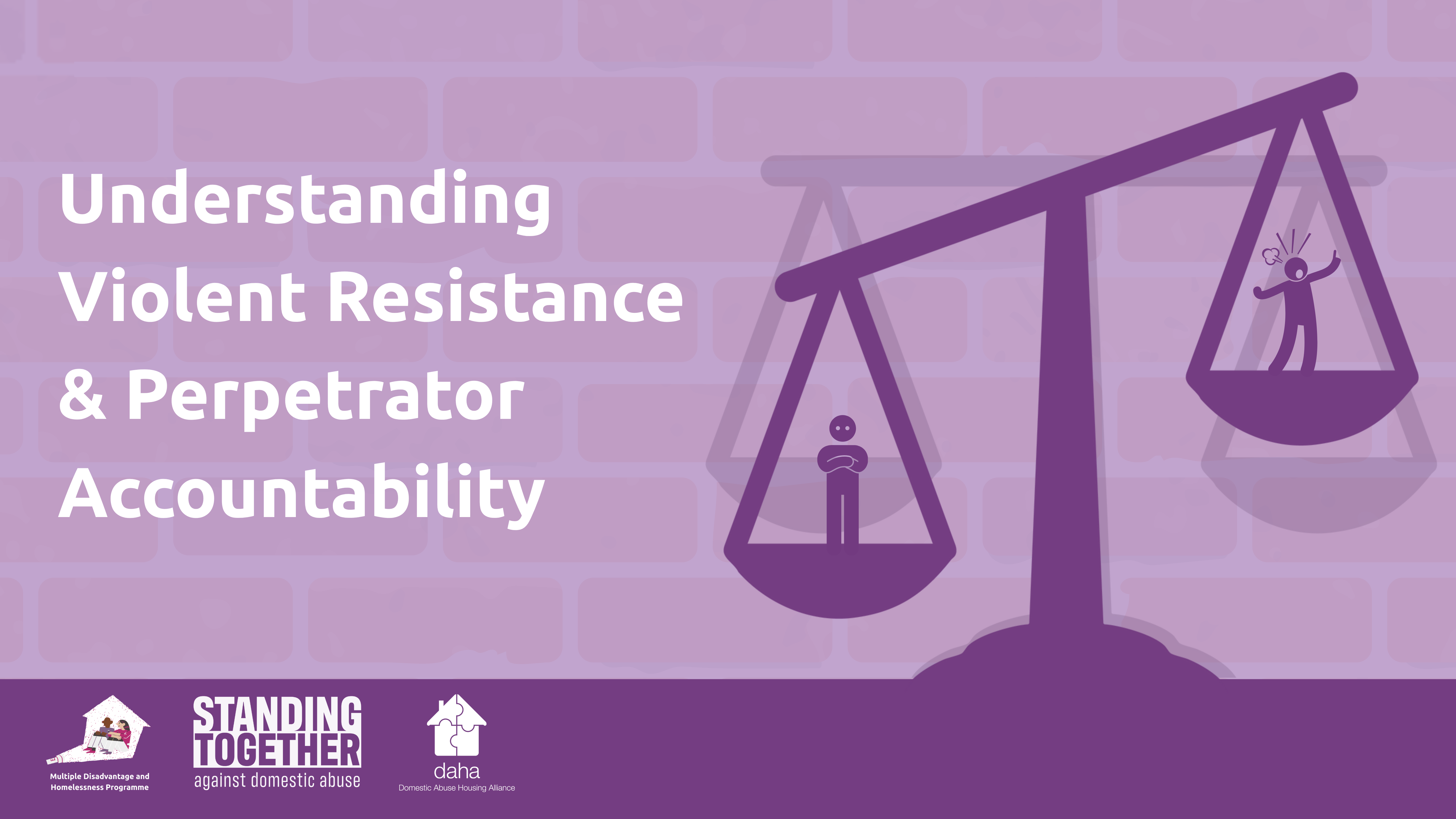 Understanding Violent Resistance & Perpetrator Accountability
