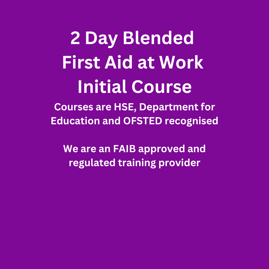 2 Day Blended First Aid at Work Course
