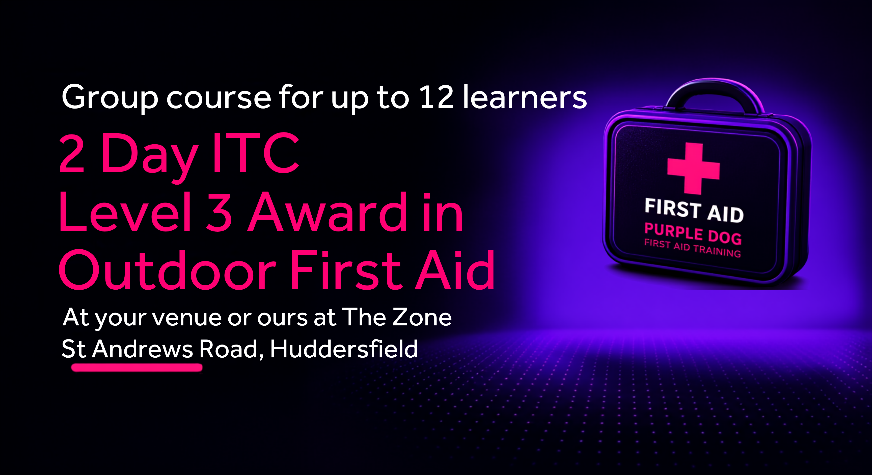 Group Course: 2 Day ITC Level 3 Award in Outdoor First Aid 