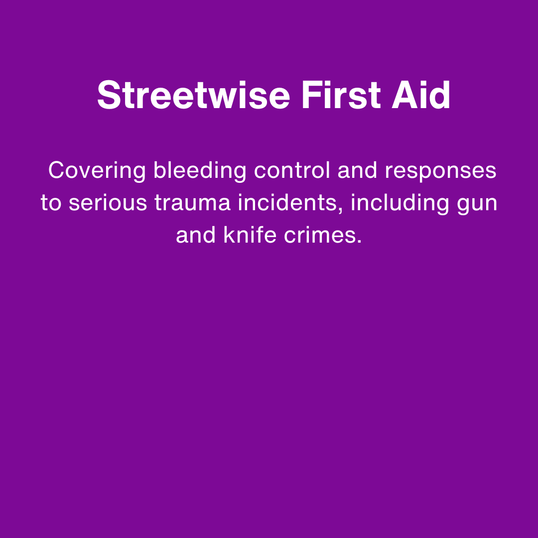 Streetwise First Aid Adults & Children