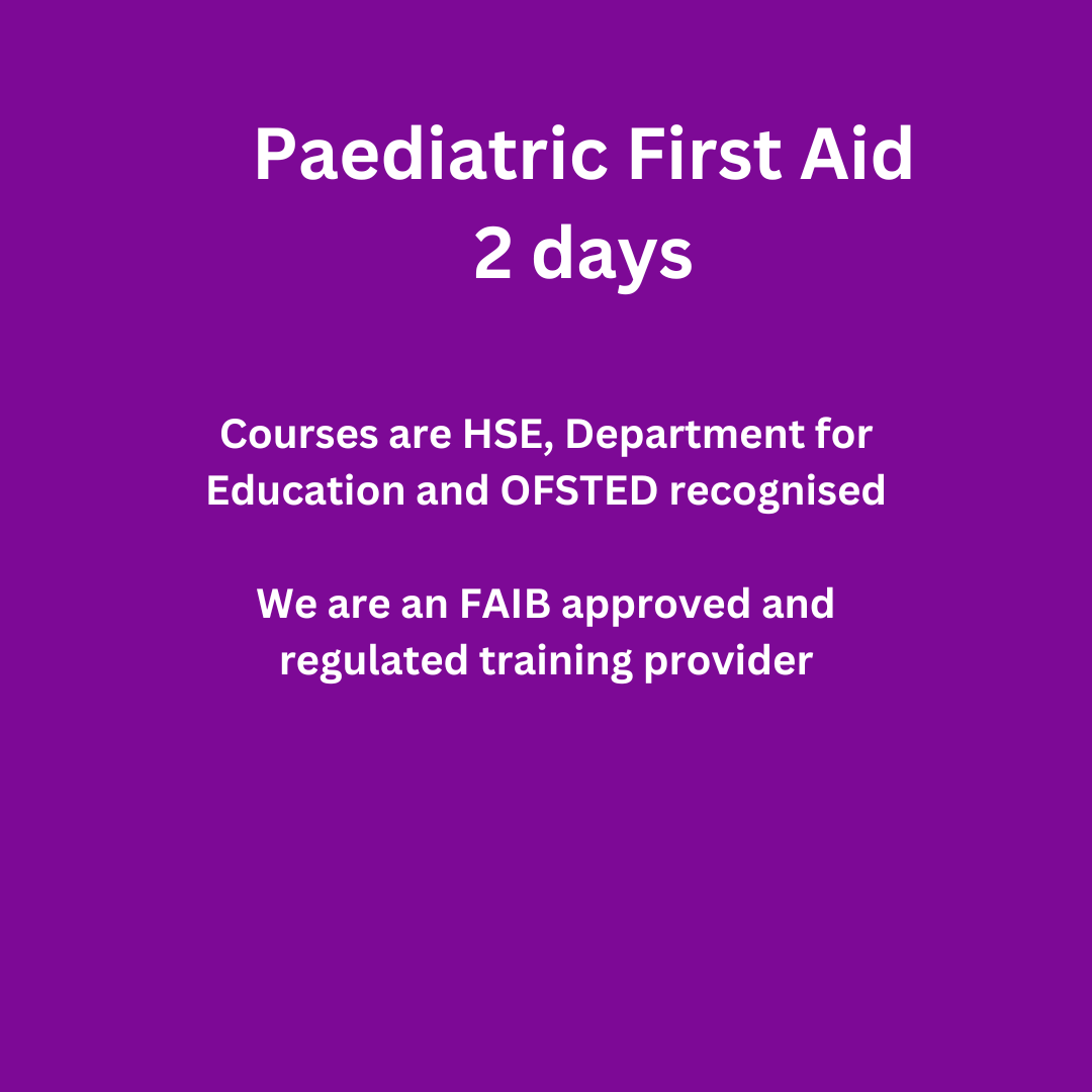 2 Day Paediatric First Aid Course