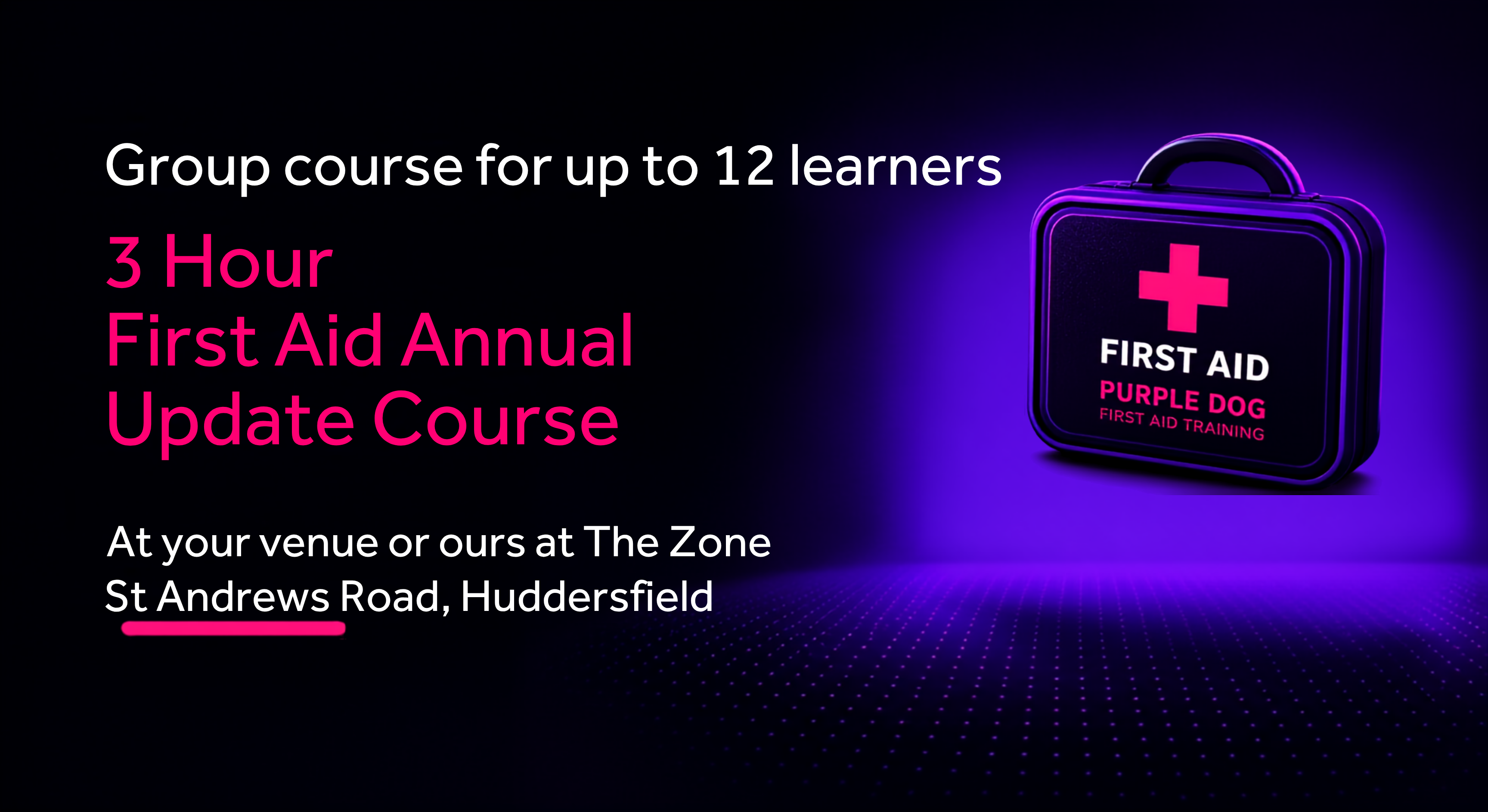 Group Course 3 Hour Annual First Aid Update Course
