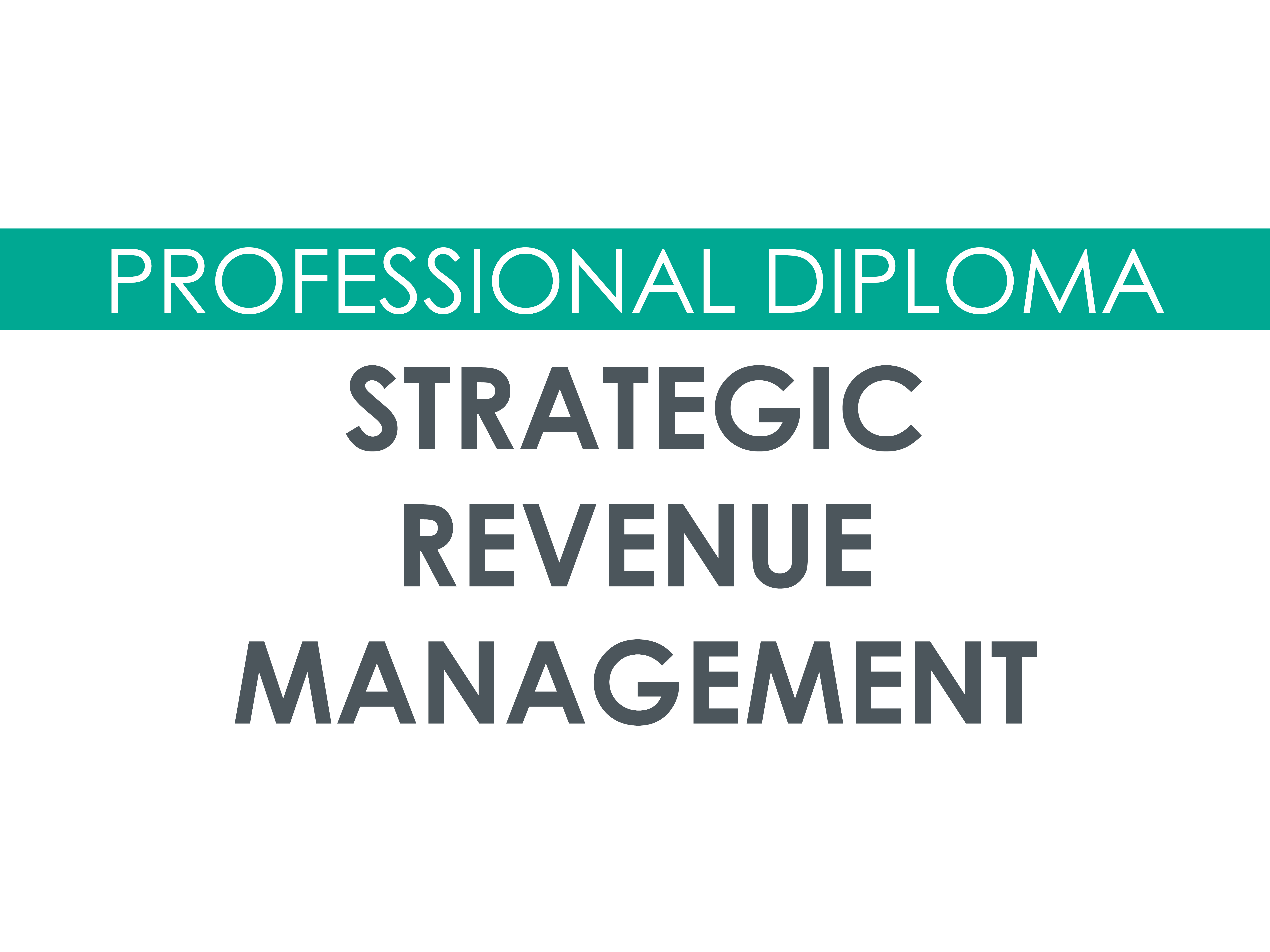 Professional Diploma in Strategic Revenue Management (September '26)
