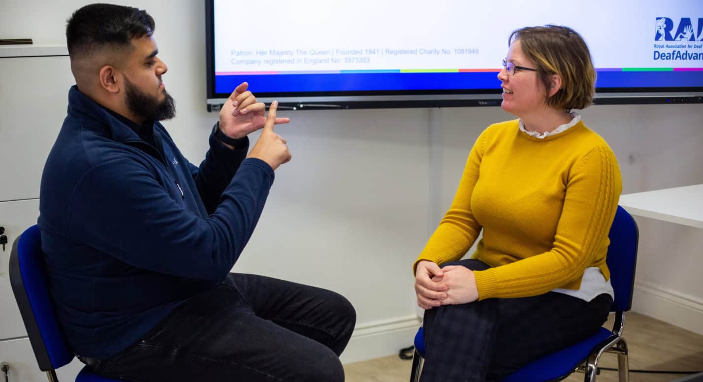 British Sign Language Courses | RAD