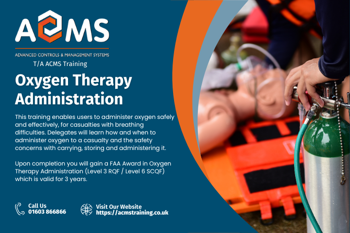 Oxygen Therapy Administration - FAA Level 3 (Level 6 Scotland) Award - 1 day