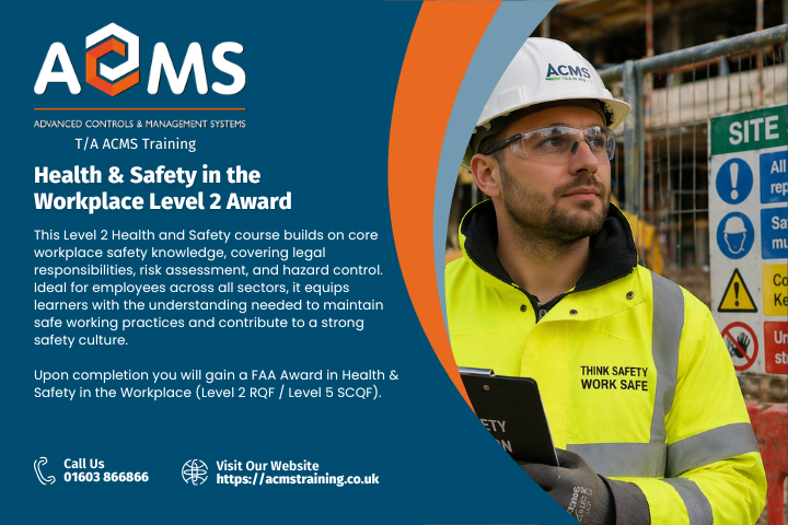Health & Safety in the Workplace - FAA Level 2 (Level 5 in Scotland) Award - 1 day